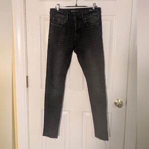 Purple Brand Men's Jeans, 29x30, Black